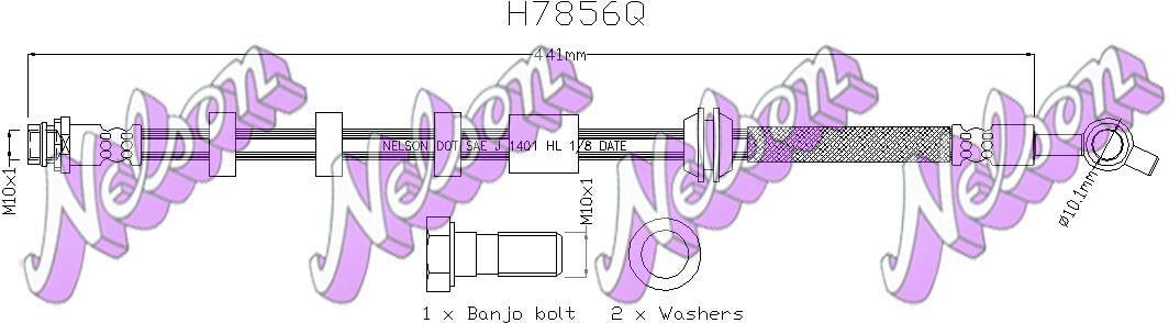 Brovex-Nelson H7856Q Brake Hose H7856Q