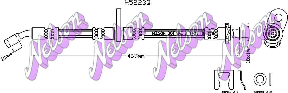 Brovex-Nelson H5223Q Brake Hose H5223Q