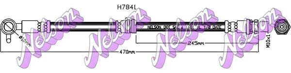 Brovex-Nelson H7841 Brake Hose H7841