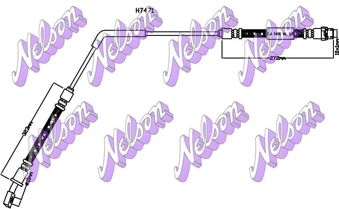 Brovex-Nelson H7471 Brake Hose H7471