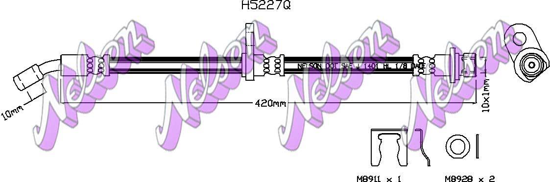 Brovex-Nelson H5227Q Brake Hose H5227Q