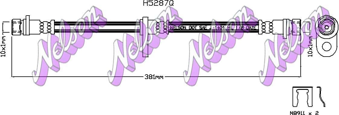 Brovex-Nelson H5287Q Brake Hose H5287Q
