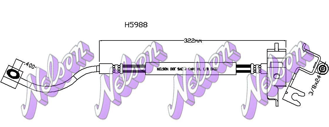 Brovex-Nelson H5988 Brake Hose H5988