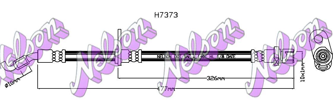 Brovex-Nelson H7373 Brake Hose H7373