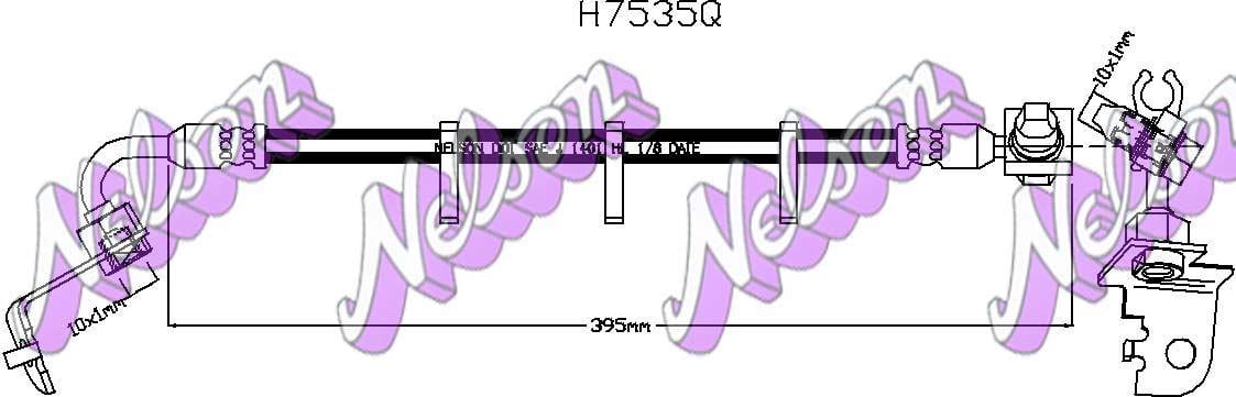 Brovex-Nelson H7535Q Brake Hose H7535Q
