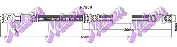 Brovex-Nelson H7809 Brake Hose H7809