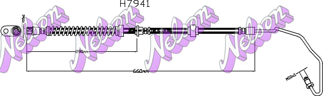 Brovex-Nelson H7941 Brake Hose H7941