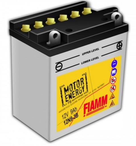Fiamm F12N9-3B Battery Fiamm 12V 9AH 90A(EN) R+ F12N93B