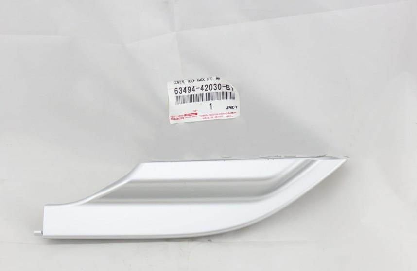 6349442030B1 Toyota Cover, roof rack leg, rear lh