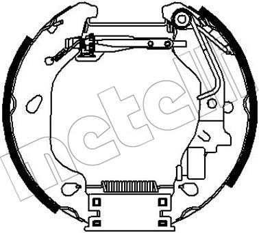 Metelli 510319 Brake shoe set 510319