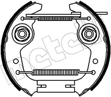 Metelli 510243 Brake shoe set 510243