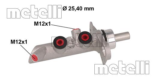 Metelli 05-0891 Brake Master Cylinder 050891