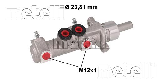 Metelli 05-0901 Brake Master Cylinder 050901