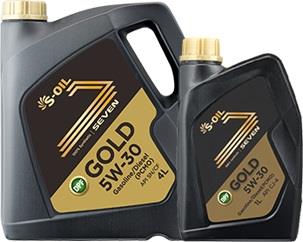 S-Oil SG5304K Engine oil set S-Oil SEVEN GOLD 5W-30, 4L + 1L SG5304K