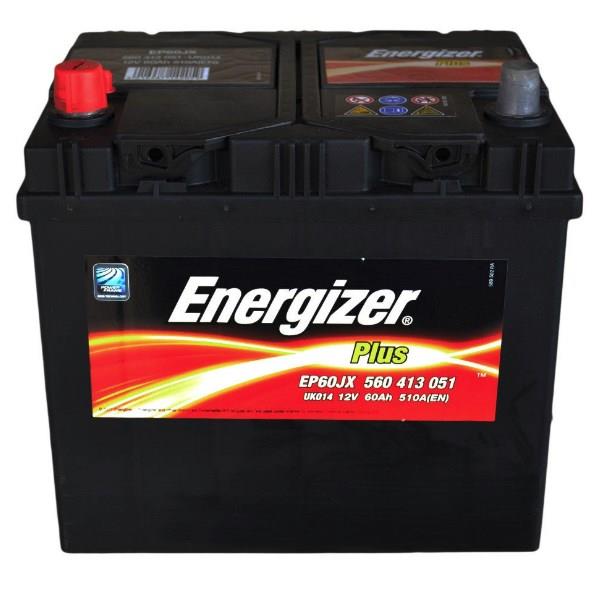 Energizer EP60JX Battery Energizer Plus 12V 60AH 510A(EN) L+ EP60JX