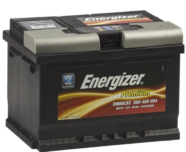 Energizer EM60-LB2 Battery Energizer Premium 12V 60AH 540A(EN) R+ EM60LB2