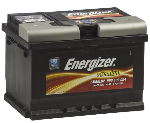 Energizer 560 409 054 Battery Energizer Premium 12V 60AH 540A(EN) R+ 560409054
