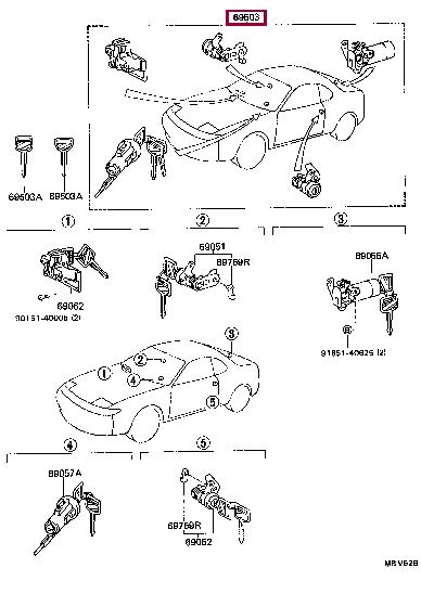 690052B040 Toyota Block assy-cylinder