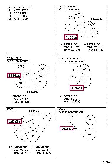 9003839013 Toyota V-Belt