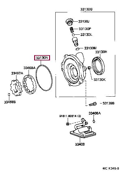 9030191001 Toyota O-ring