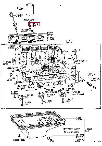 9043007121 Toyota Profiled gasket