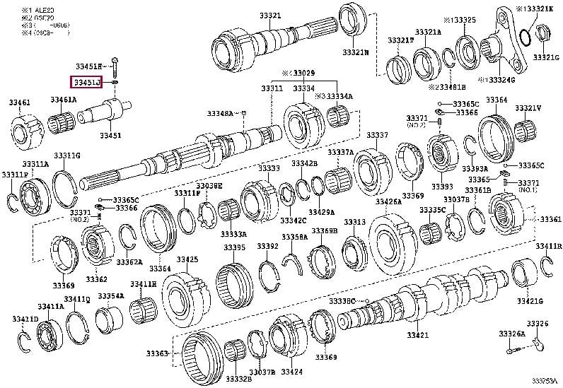 9043010021 Toyota Profiled gasket
