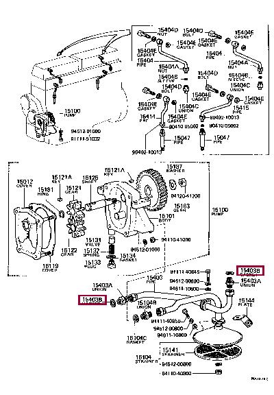 9043018002 Toyota Profiled gasket