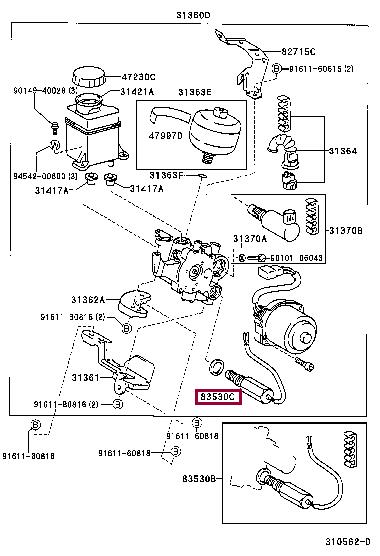 9043022010 Toyota Profiled gasket