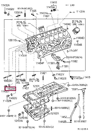 9043022011 Toyota Profiled gasket