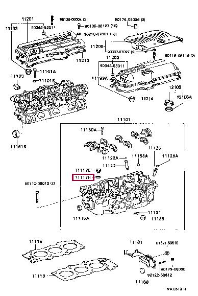Toyota 90430-24013 Profiled gasket 9043024013