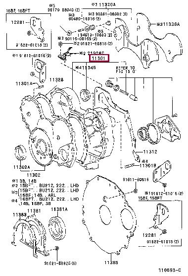 1130158031 Toyota Auto part