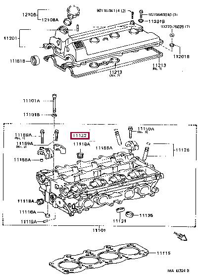 1112288460 Toyota Valve guide
