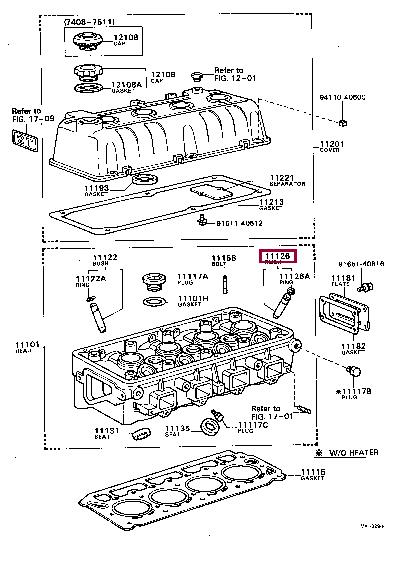 1112625021 Toyota Valve guide