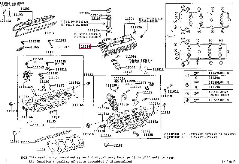 Toyota 11214-0F010 Rocker cover gasket 112140F010 112140F010 Toyota Rocker cover gasket