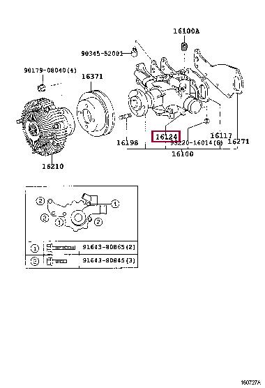1612458010 Toyota Profiled gasket