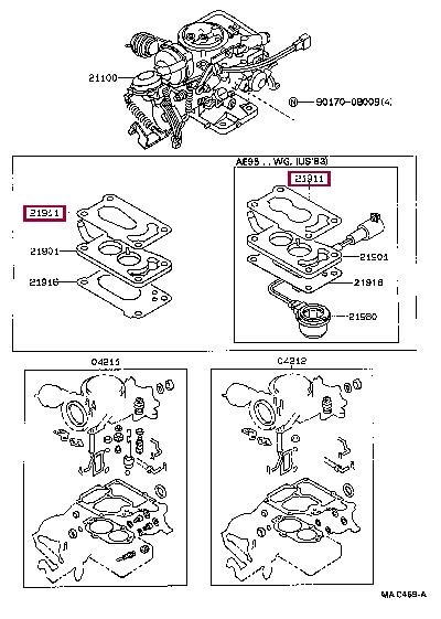 2191115072 Toyota Gasket