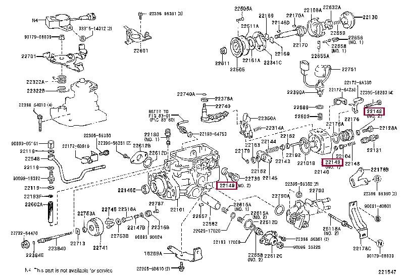 221496D450 Toyota Gasket