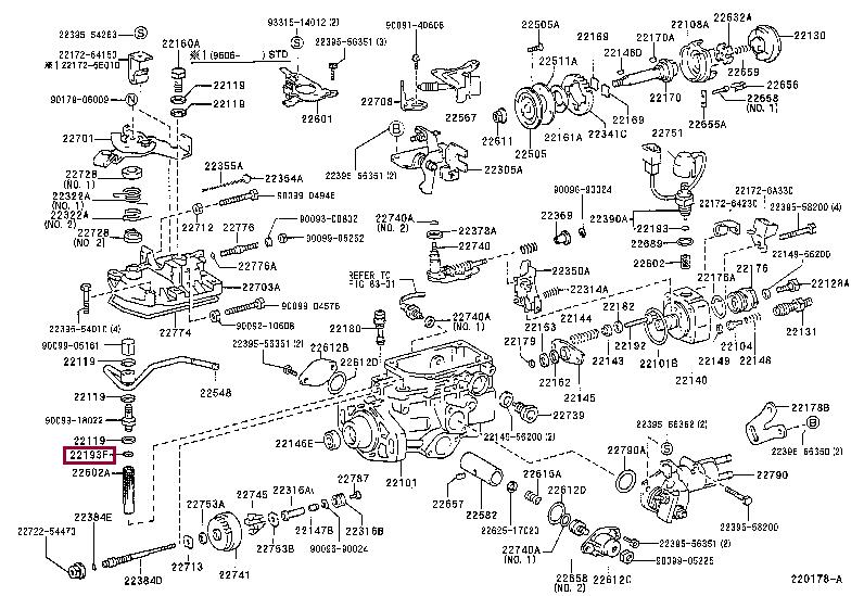 221935B320 Toyota O-ring