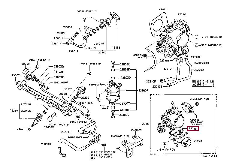 2221574210 Toyota Profiled gasket