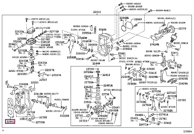2244258260 Toyota Profiled gasket