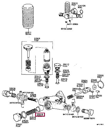 2251877020 Toyota Piston