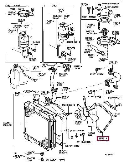 9952311152 Toyota V-Belt