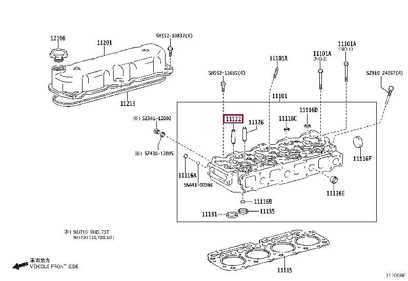 S111221250 Toyota Valve guide