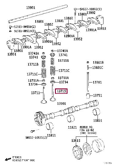 S137151251 Toyota Exhaust valve