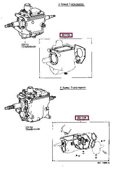 0433160041 Toyota Automatic Transmission Gasket