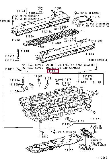 1110149328 Toyota Cylinderhead (exch)