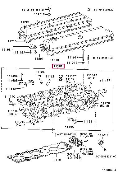 1110149366 Toyota Cylinderhead (exch)