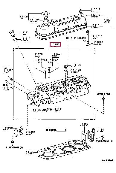 1110173020 Toyota Cylinderhead (exch)