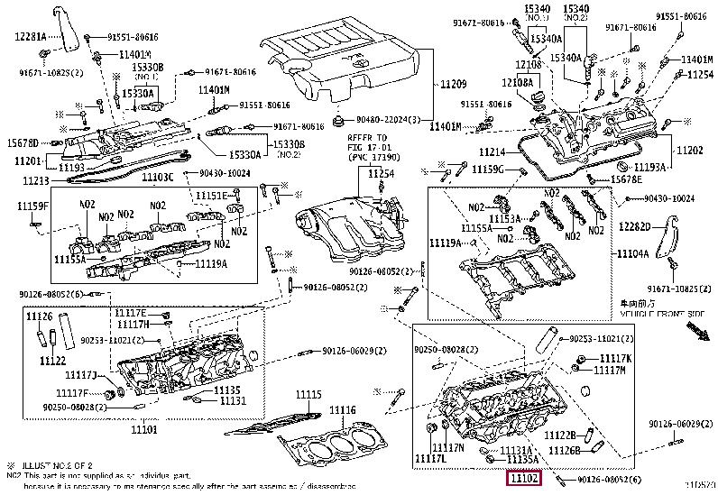 1110239057 Toyota Cylinderhead (exch)