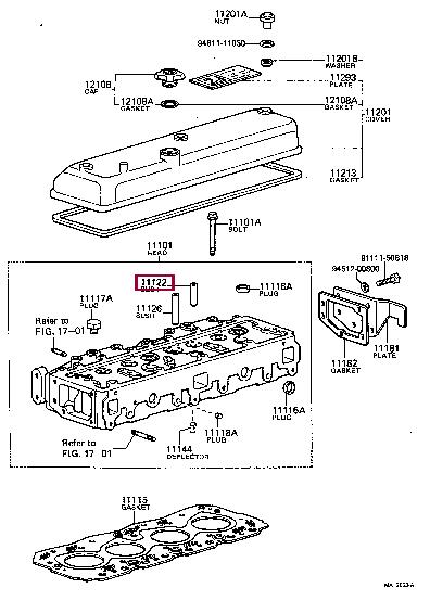 1112246010 Toyota Valve guide
